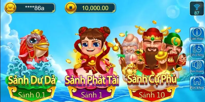 Tựa game tam tiên bắn cá nhận bội lộc